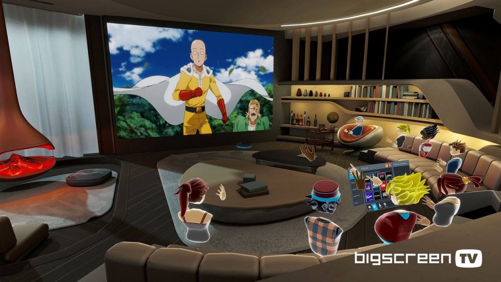 Imagen demostrativa de Bigscreen en ver Películas y series en Oculus Quest 2