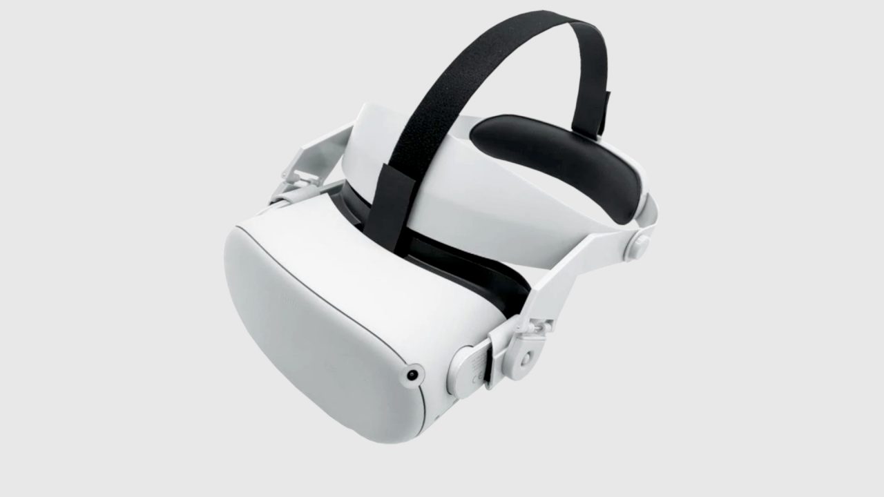 Oculus Quest 2 con el halo strap de Aliexpress