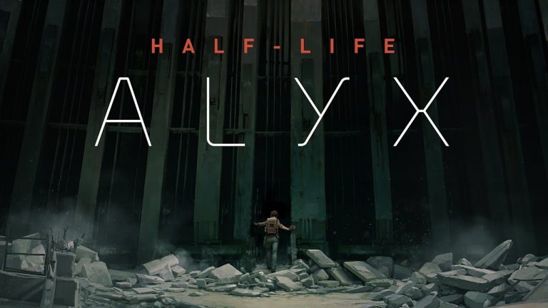 Jugando a Half Life Alyx
