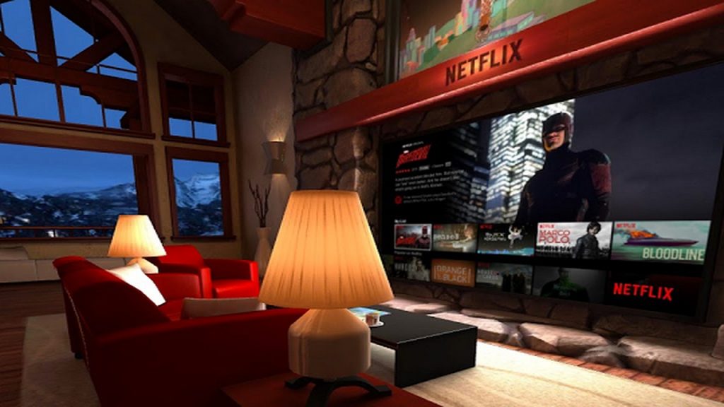 Imagen demostrativa de NetflixVR en ver Películas y series en Oculus Quest 2