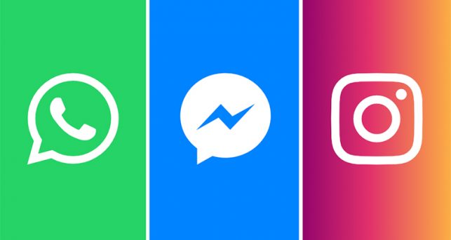 Whatsapp, Facebook e Instagram