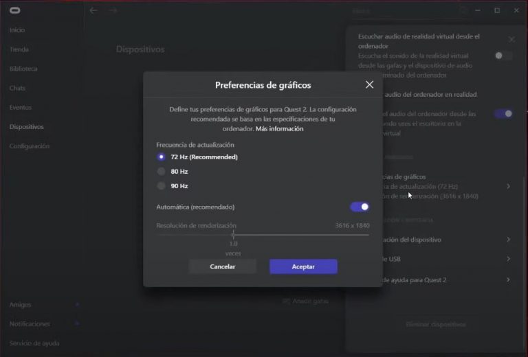 Cómo conectar tus Oculus Quest 2 al PC
