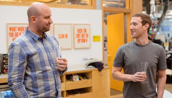 Andrew Bosworth con Mark Zuckerberg en Meta Reality Labs