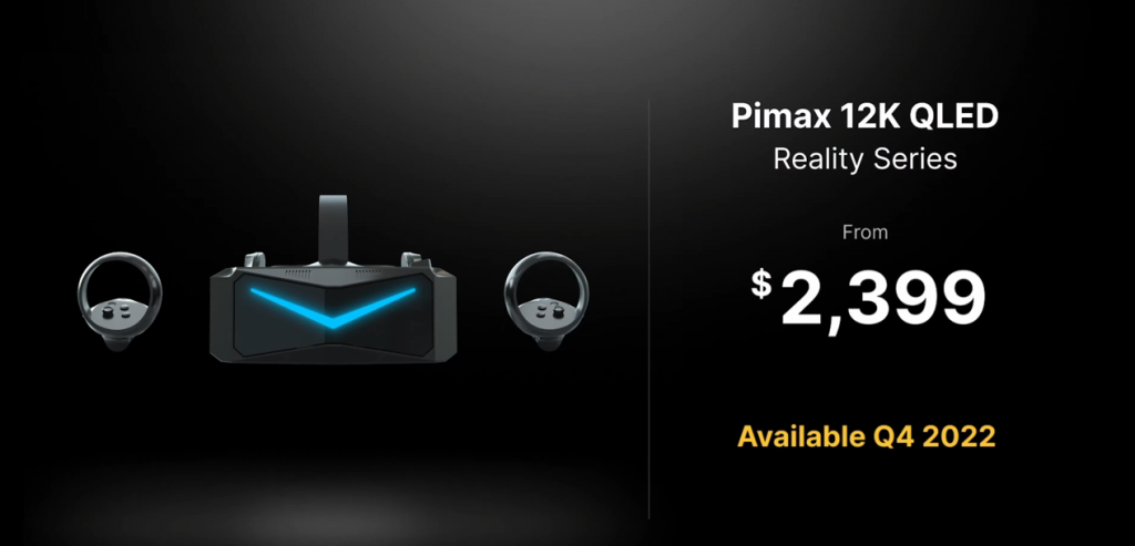 Pimax 12K QLED tendrá un precio de 2.399$