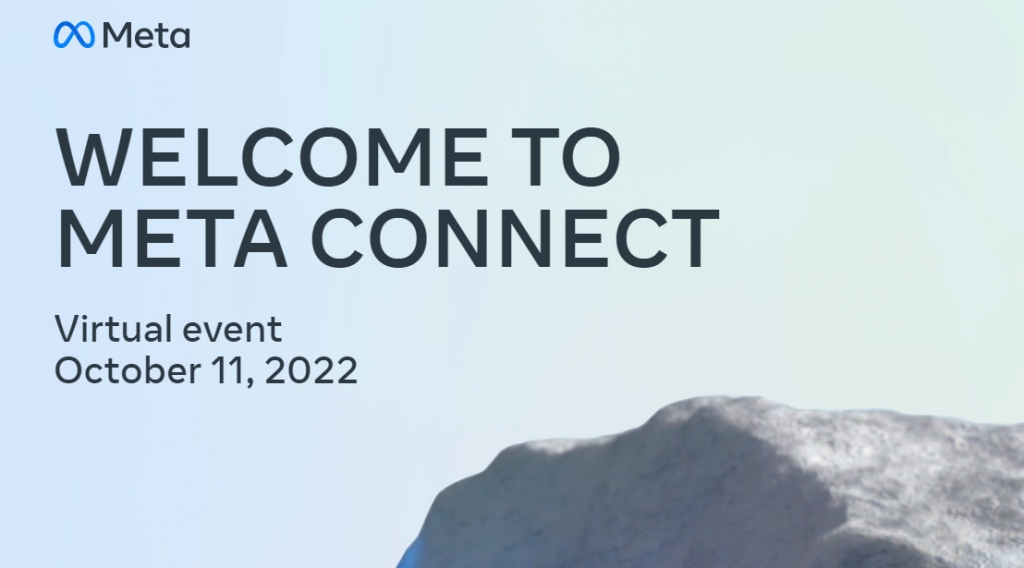 Meta Connect del 2022 será el 11 de Octubre