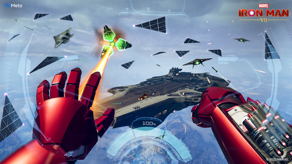 Imagen de Iron Man VR el nuevo juego para Quest 2 presentado en la Meta Connect