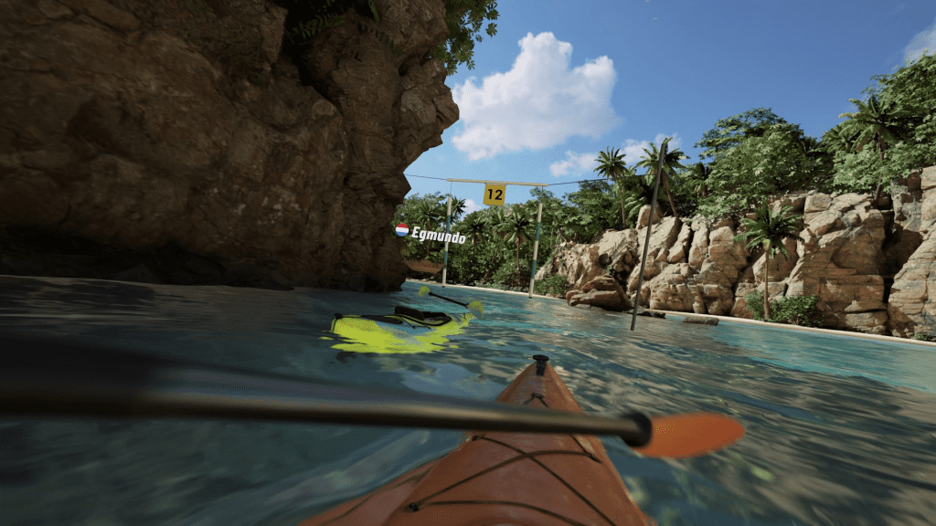 Diferentes modos de juego en Kayak VR para PlayStation VR2