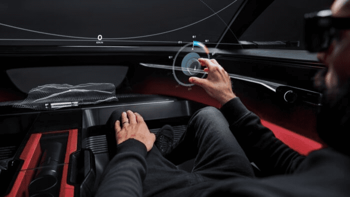 Audi ActiveSphere usando la Realidad aumentada