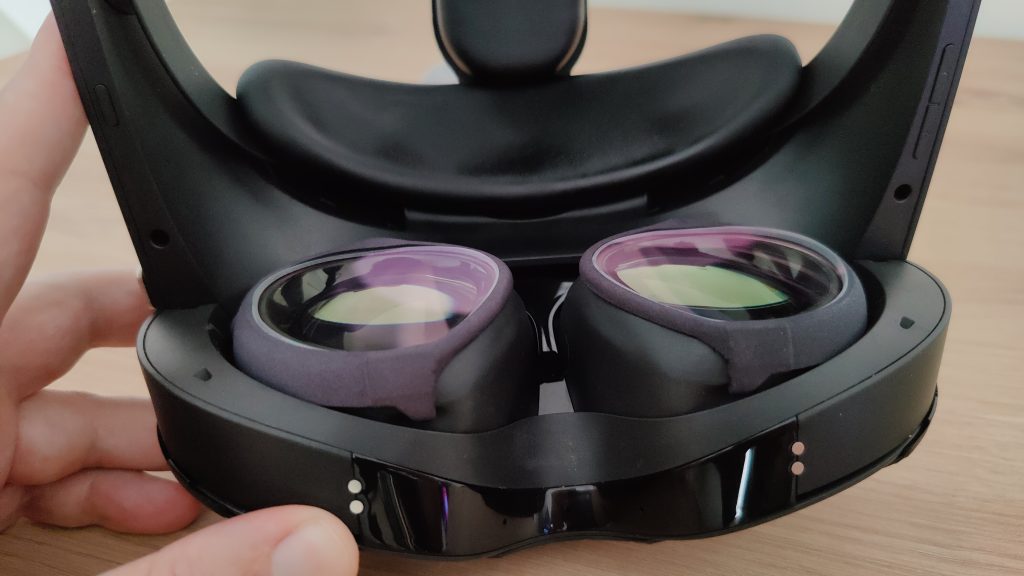 Las lentes graduadas de VR Rock quedan perfectamente acopladas a las Quest Pro
