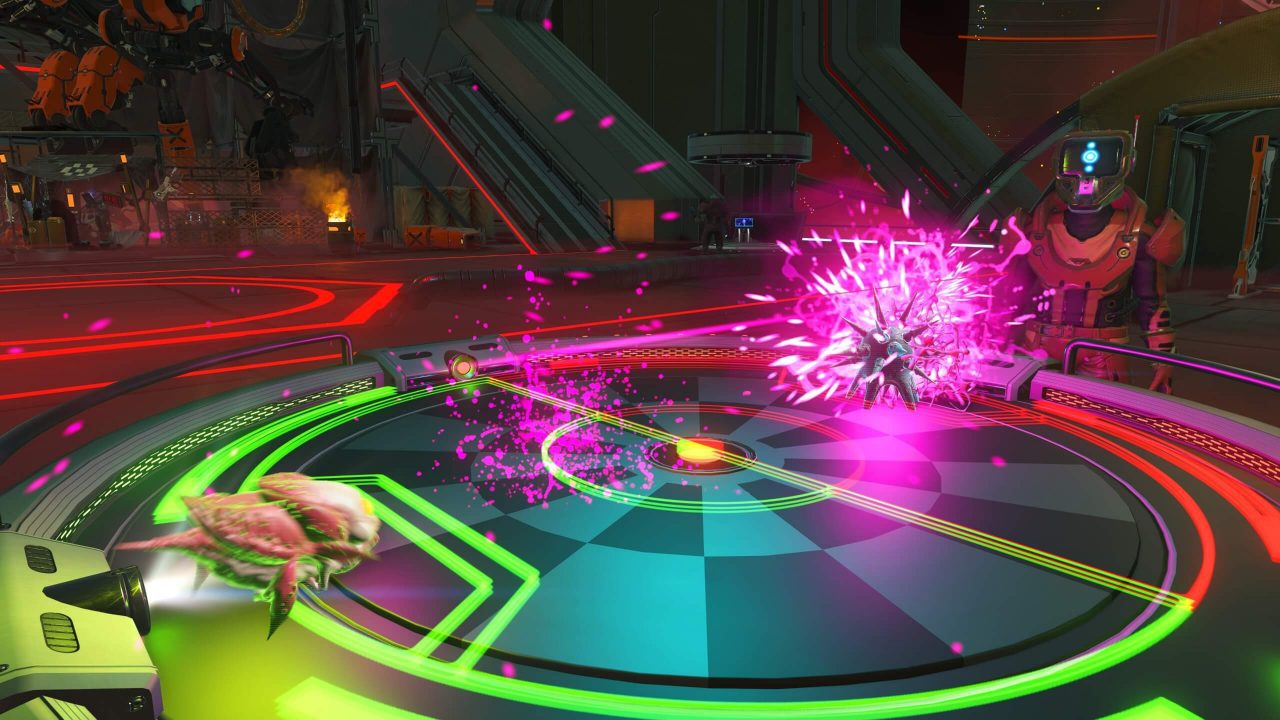 No Man's Sky Xeno Arena - Escena de combate